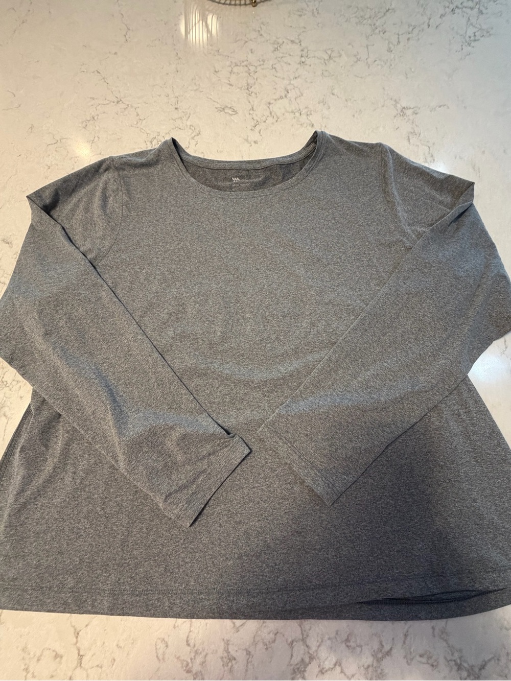 All in Motion Scoop Neck Tees - Light Blue, Black, Gray (3 Pack) 1X - Picture 2 of 3